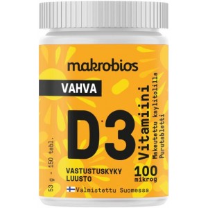 Витамин Д 4000 МЕ Makrobios 100 шт