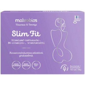Витамины для похудения Makrobios Slim Fit 120 шт