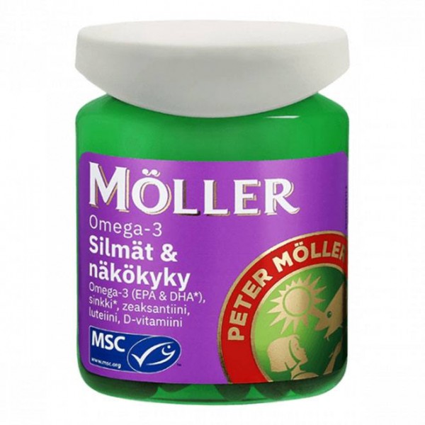 Витамины для глаз Moller Silmat & nakokyky  60 шт