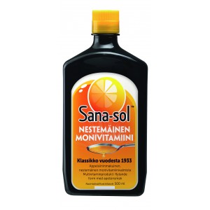 Мультивитамины Sana-sol Monivitamiini сироп 500 мл