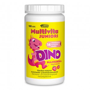 Мультивитамины для детей  Multivita Juniori Dino 100 шт
