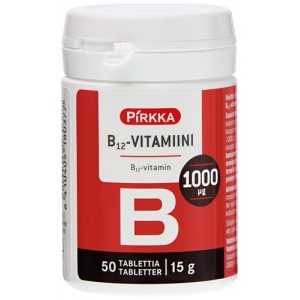 Витамин B 12 Pirkka 1000мкг 50 шт